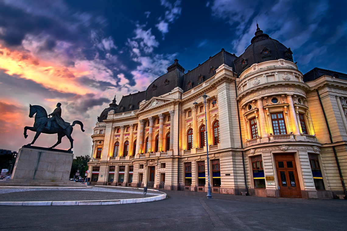 Bucharest, National Library, Romania